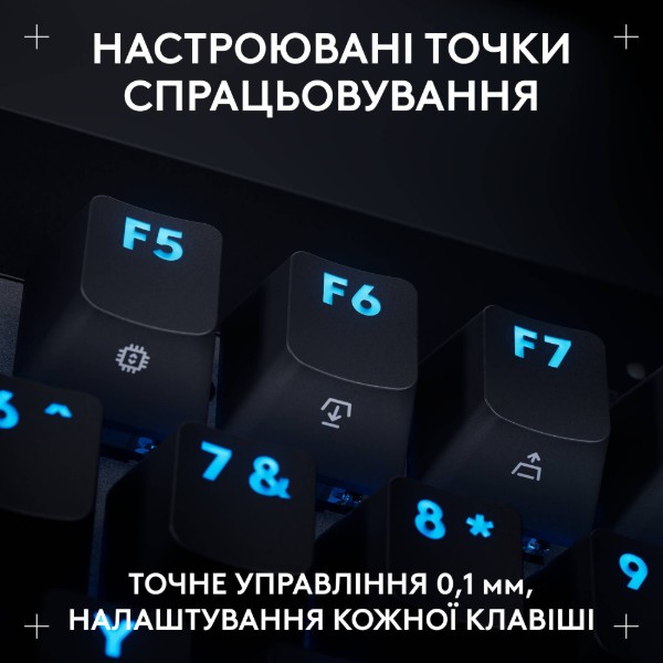 Фото - Клавиатура проводная игровая Logitech G PRO X TKL RAPID Black LINEAR (920-013233)