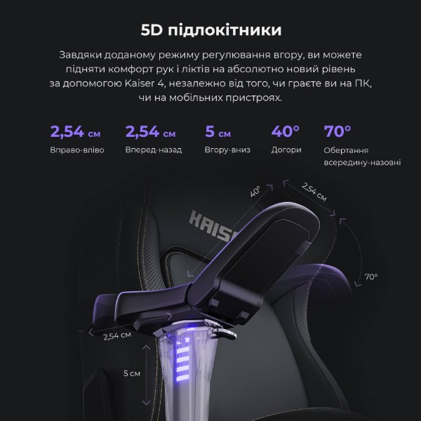 Фото - Крісло для геймерів Anda Seat Kaiser 4 Size XL Dark Gray Linen Fabric (AD12YDDC-XLL-20-GB-CF)