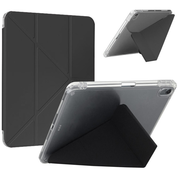 Фото - Чохол для планшета BeCover Ultra Slim Origami Transparent з кріпленням Apple iPad Air 11" M4 2026 Black (715183)