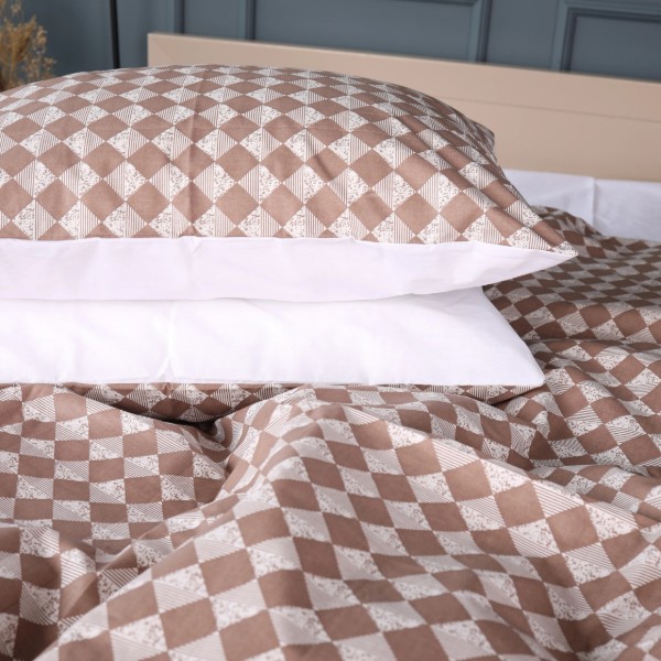 Фото - Комплект постельного белья MirSon King Size 220х240 см 17-4789 Brackenheim Бязь (2200009006265)