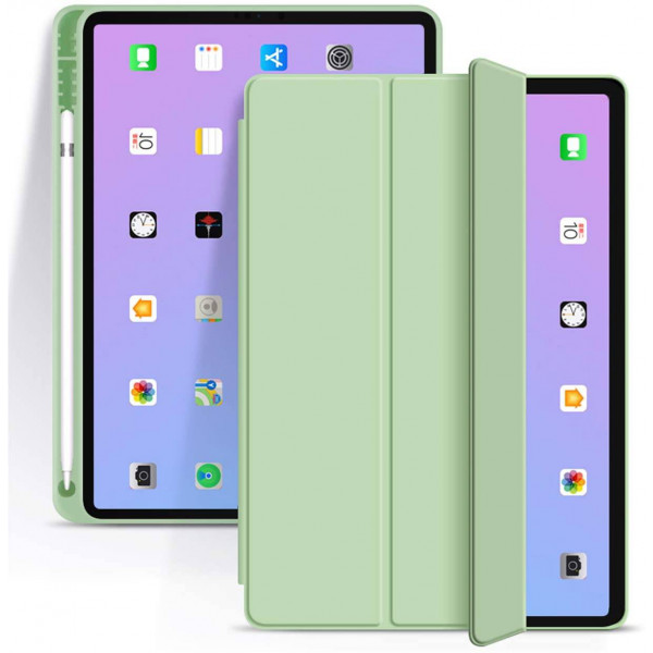Фото - Чохол для планшету BeCover Tri Fold Soft TPU з кріпленням Apple Pencil for Apple iPad 10.2 2019/2020/2021 Green (708457)