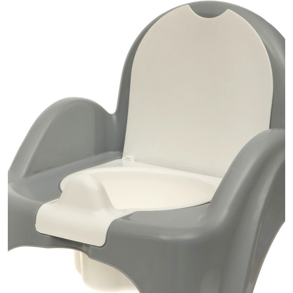 Фото - Горщик дитячий Tega Baby стільчик Сова з музикою Сірий (PO-064-106)