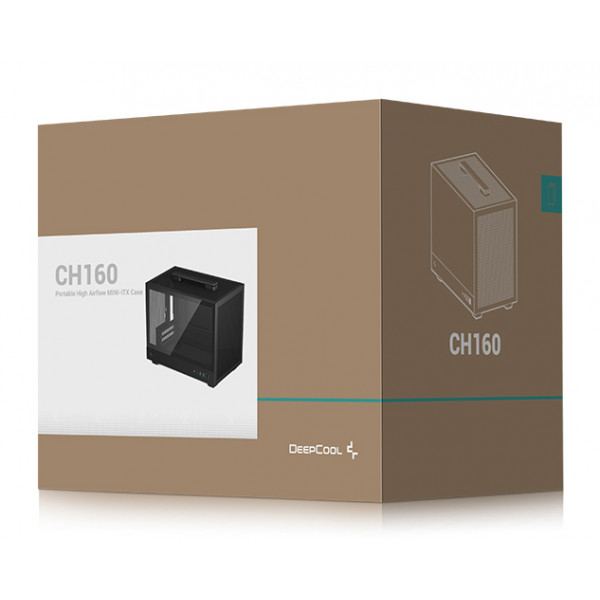 Фото - Корпус Deepcool CH160 Black (R-CH160-BKNGI0-G-1) без БП