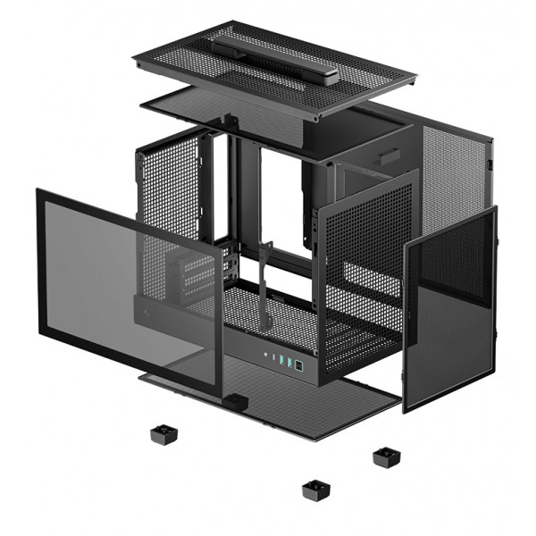 Фото - Корпус Deepcool CH160 Black (R-CH160-BKNGI0-G-1) без БП