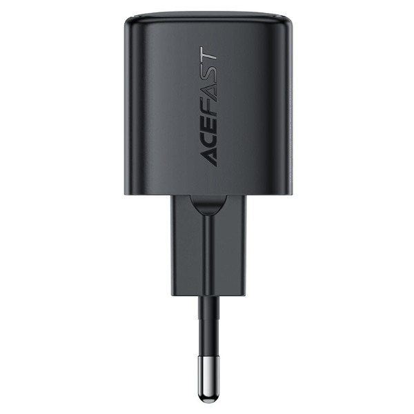 Фото - Сетевое зарядное устройство AceFast 1xUSB-C 30W Gan A118 Fast Charger + USB-C cable Black (6974316285175)