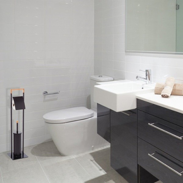 Фото - Держатель для туалетной бумаги Spirella 40.07651 со щеткой CHIC