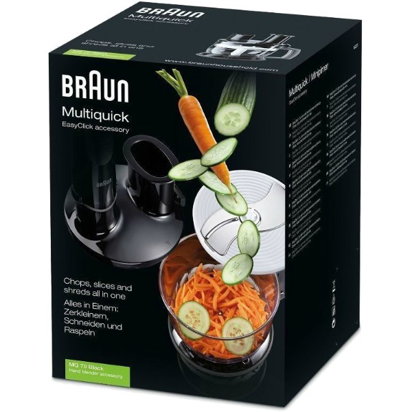 Фото - Насадка для блендера Braun MQ70 Фуд процесор черн