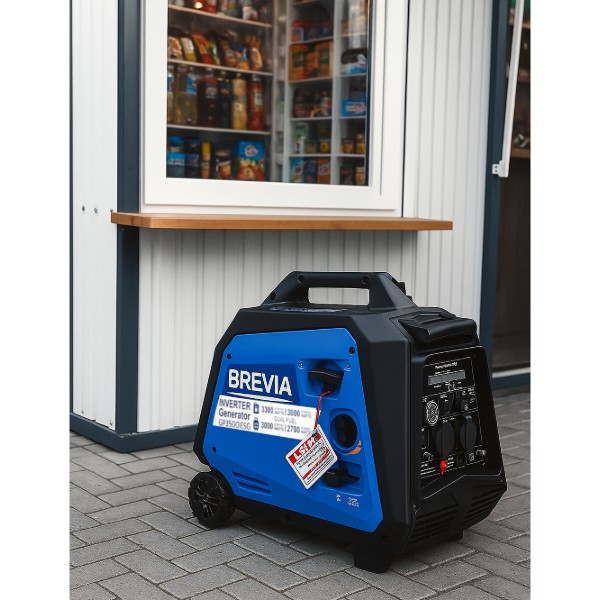 Фото - Генератор инверторный Brevia 3,3 кВт DUAL FUEL (GP3500iESG)