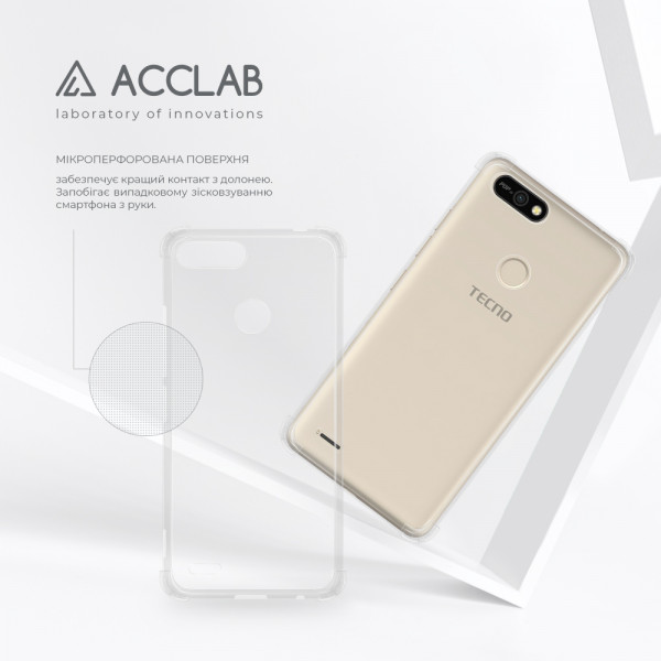 Фото - Чохол для смартфону
 ACCLAB Shockproof for Tecno Pop 2F (1283126553967)