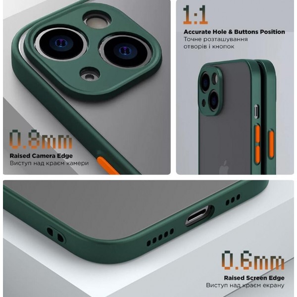 Фото - Чехол для смартфона Armorstandart Frosted Matte for Realme C55 Dark Green (ARM70483)