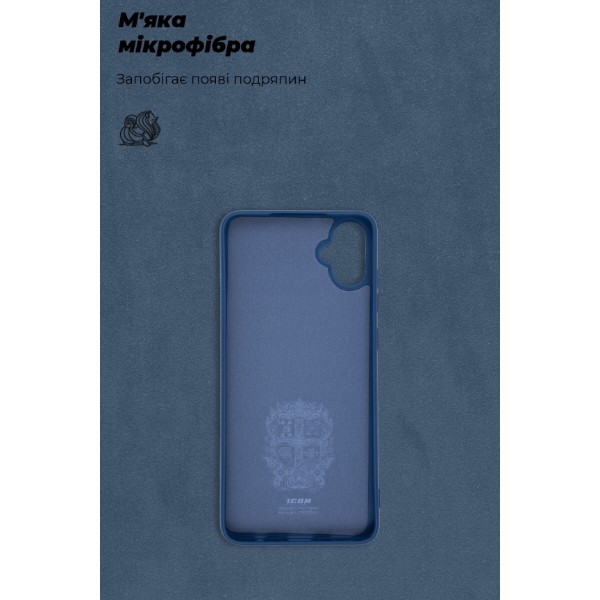 Фото - Чехол для смартфона Armorstandart Icon Case for Samsung A05 (A055) Dark Blue (ARM71802)
