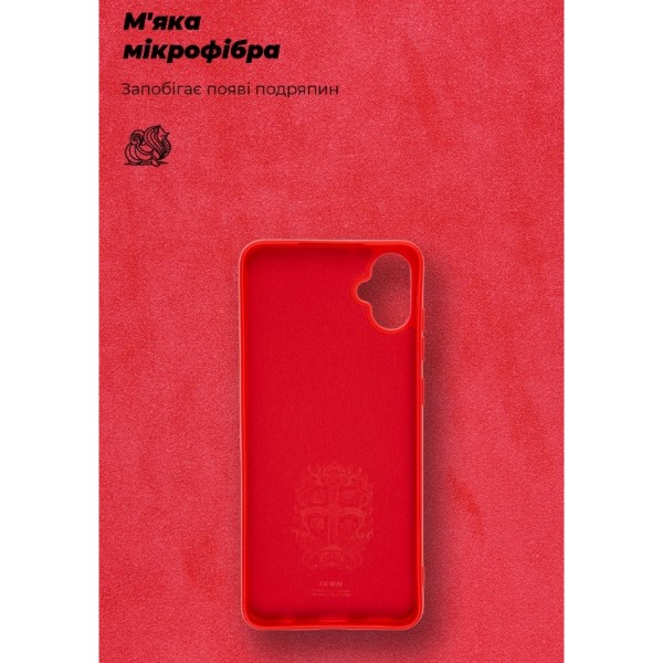 Фото - Чохол для смартфону Armorstandart Icon Case for Samsung A05 (A055) Red (ARM71803)