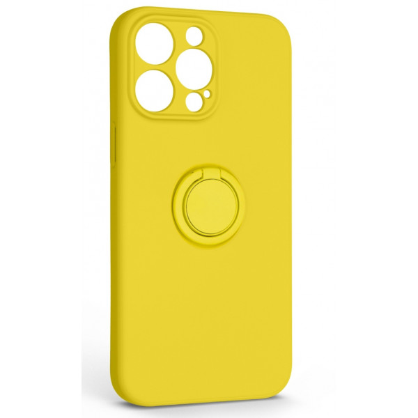 Фото - Чохол для смартфону Armorstandart Icon Ring for Apple iPhone 14 Pro Max Yellow (ARM68722)