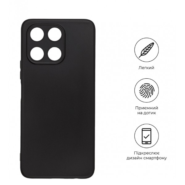 Фото - Чехол для смартфона Armorstandart Matte Slim Fit for Honor X6a Camera cover Black (ARM71060)