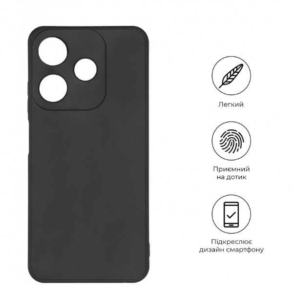 Фото - Чехол для смартфона Armorstandart Matte Slim Fit for Tecno Spark 10С Camera cover Black (ARM68917)