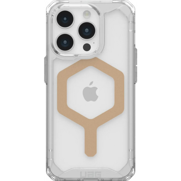Фото - Чохол для смартфону UAG for Apple Iphone 15 Pro Plyo Magsafe Ice/Gold (114286114381)
