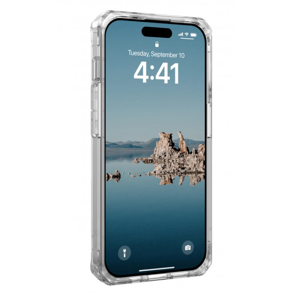 Фото - Чохол для смартфону UAG for Apple Iphone 15 Pro Plyo Magsafe Ice/Gold (114286114381)