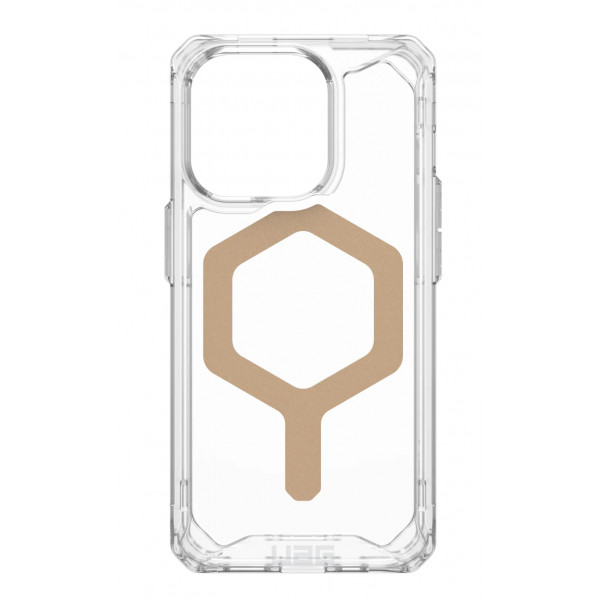Фото - Чохол для смартфону UAG for Apple Iphone 15 Pro Plyo Magsafe Ice/Gold (114286114381)