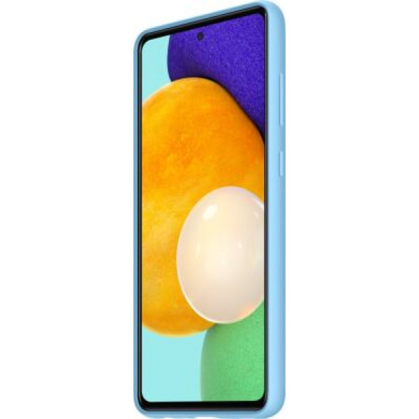 Фото - Чохол для смартфону Samsung Silicone Cover Samsung Galaxy A52 Blue (EF-PA525TLEGRU)