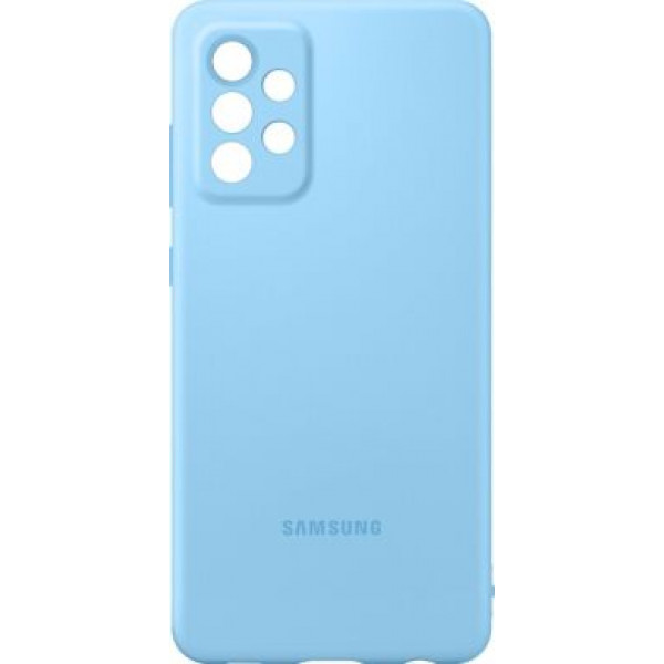 Фото - Чохол для смартфону Samsung Silicone Cover Samsung Galaxy A52 Blue (EF-PA525TLEGRU)