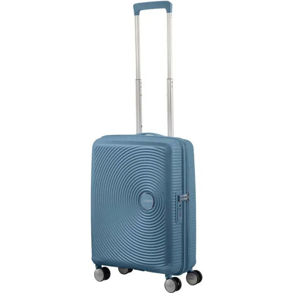 Фото - Валіза American Tourister Soundbox 55 см сіро-синій (32G*51001)