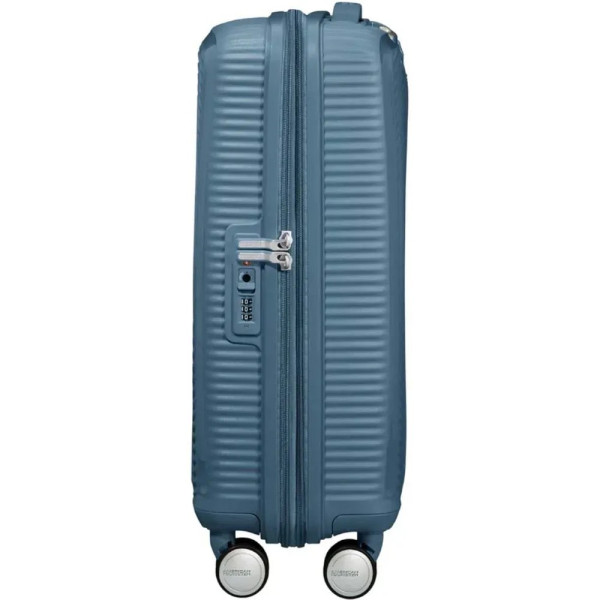 Фото - Валіза American Tourister Soundbox 55 см сіро-синій (32G*51001)