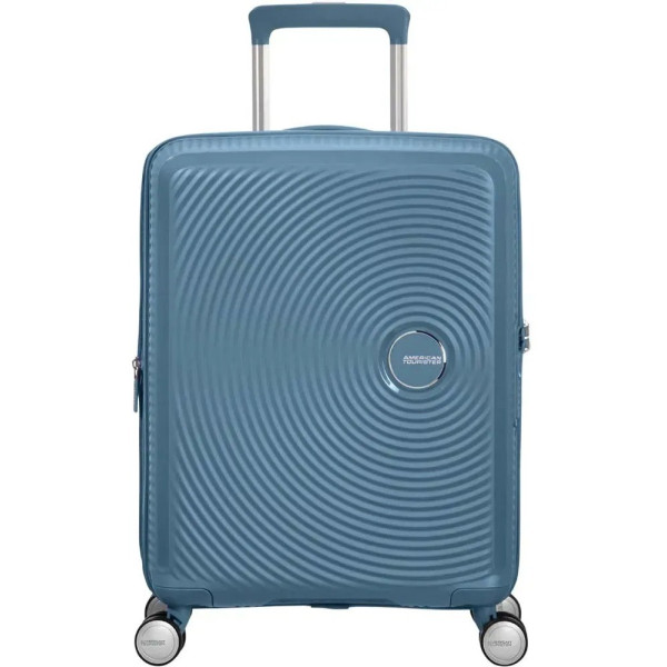 Фото - Валіза American Tourister Soundbox 55 см сіро-синій (32G*51001)
