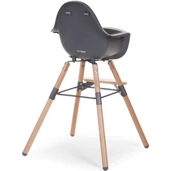 Фото - Стільчик для годування класичний Childhome Evolu 2 Natural/Anthracite (CHEVOCHNA)