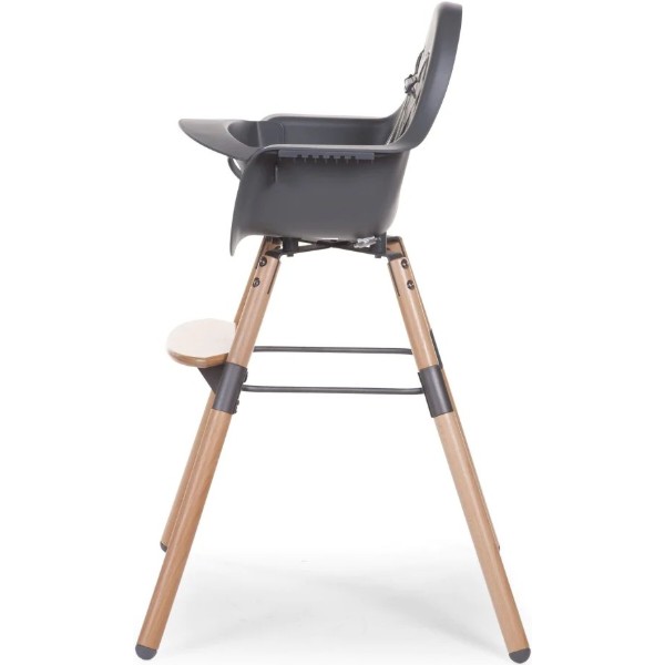Фото - Стільчик для годування класичний Childhome Evolu 2 Natural/Anthracite (CHEVOCHNA)