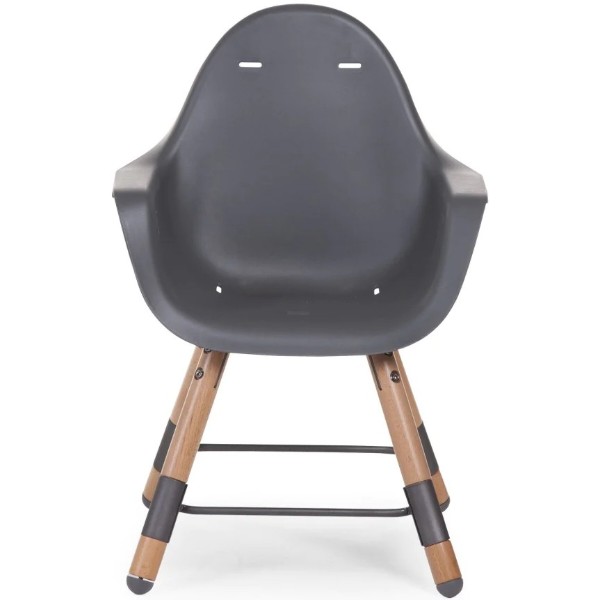 Фото - Стільчик для годування класичний Childhome Evolu 2 Natural/Anthracite (CHEVOCHNA)