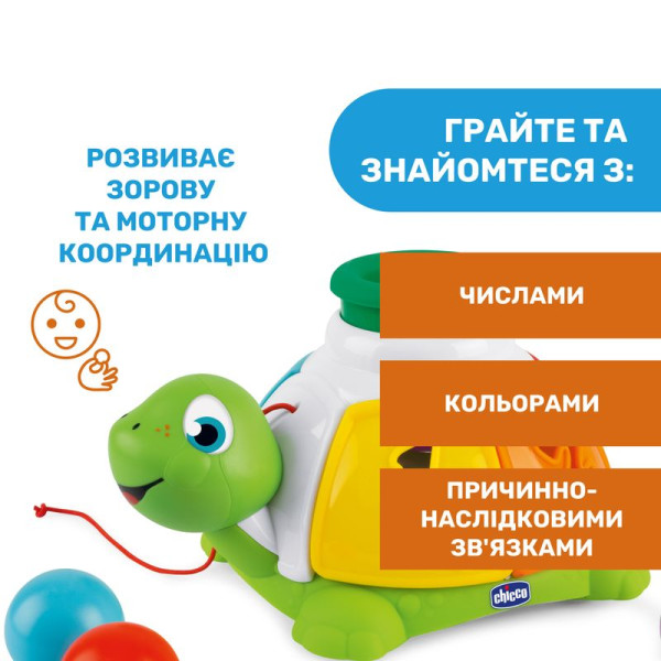 Фото - Інтерактивний сортер Chicco Черепаха в асортименті (10622.00)