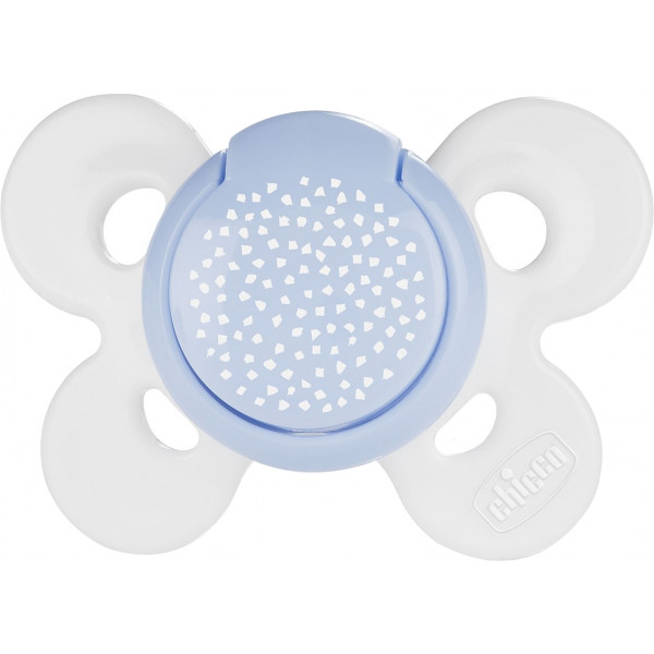 Фото - Ортодонтична пустушка Chicco Physio Comfort міс 2 шт. Blue (74935.42.00.00)