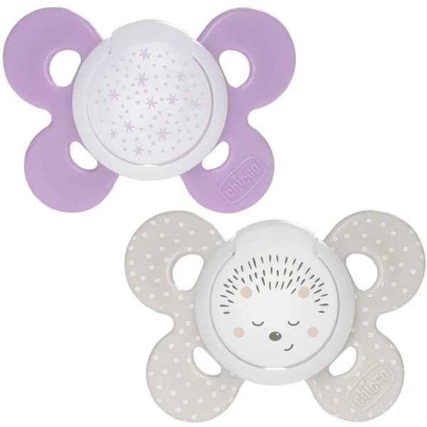 Фото - Ортодонтическая пустышка Chicco Physio Comfort 16-36 месяцев 2 шт. в аcсортименте (74935.41.00.00)