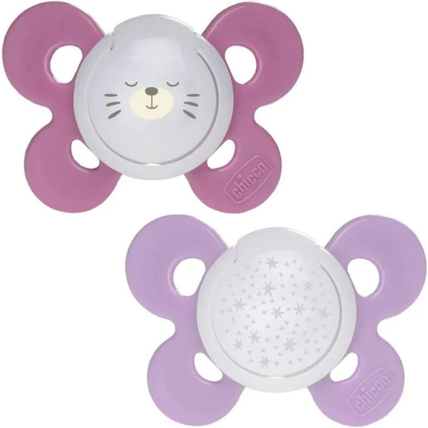 Фото - Ортодонтическая пустышка Chicco Physio Comfort 16-36 месяцев 2 шт. в аcсортименте (74935.41.00.00)
