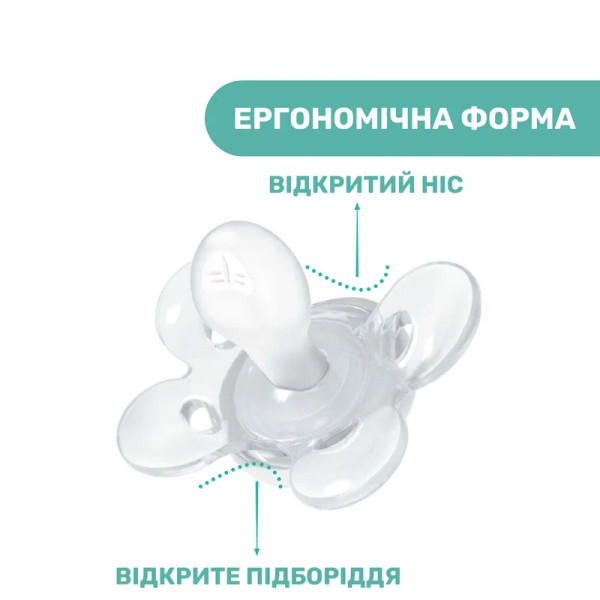 Фото - Ортодонтическая пустышка Chicco Physio Comfort 16-36 месяцев 2 шт. в аcсортименте (74935.41.00.00)