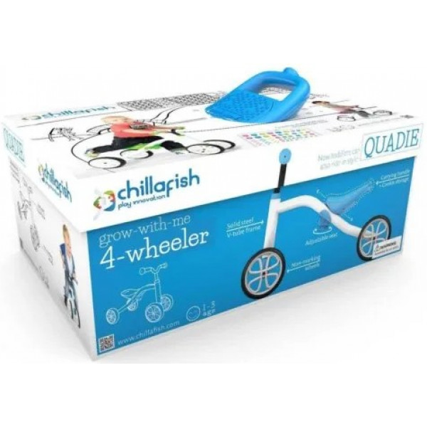 Фото - Беговел Chillafish Quadie Голубой (CPQD01BLU)