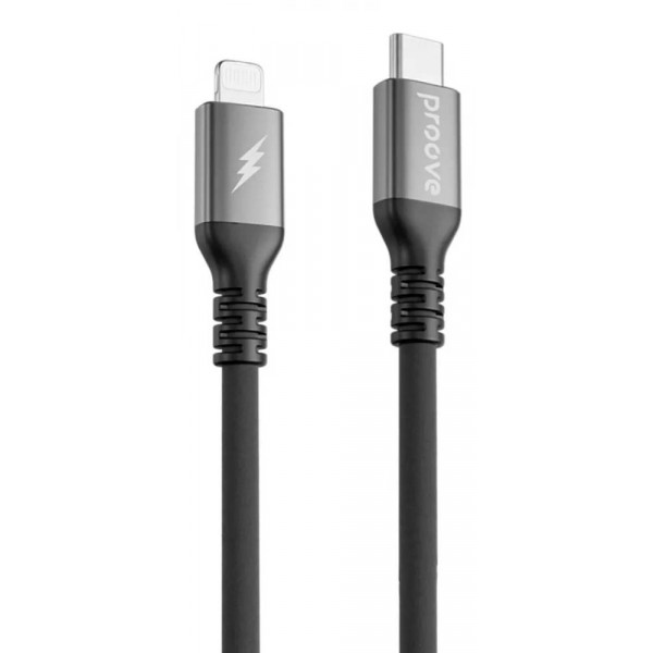 Фото - Кабель синхронизации данных Proove ReGen Silicone Type-C to Lightning 27W 2m Black (CCRS60002121)