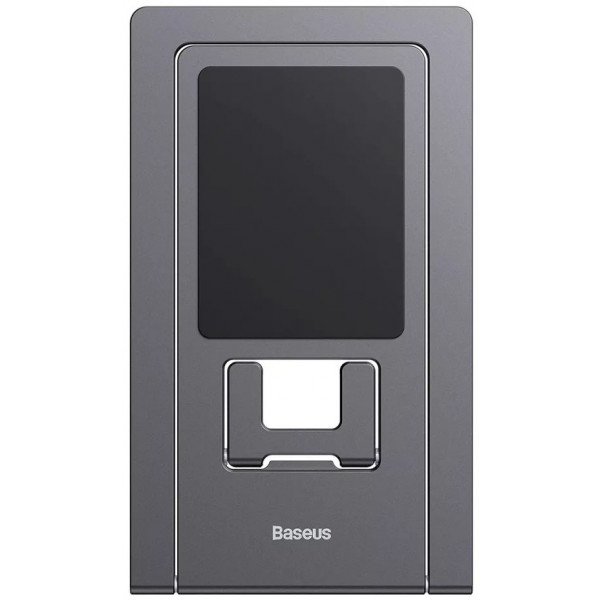 Фото - Підставка для мобільного пристрою Baseus Foldable Metal Gray (LUKP000013)