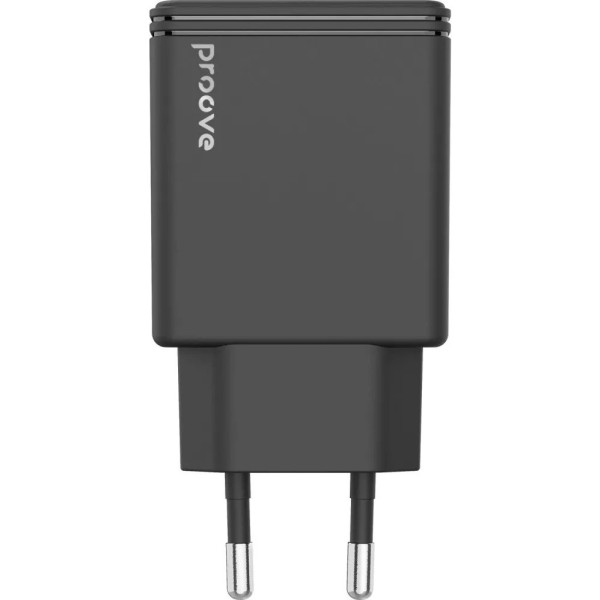 Фото - Сетевое зарядное устройство Proove Slender 45W (Type-C + USB) black (WCSL45110001)