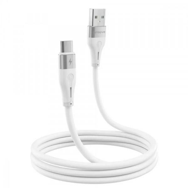 Фото - Кабель синхронізації даних Proove Soft Silicone Type-C 2.4A 1m White (492030003)