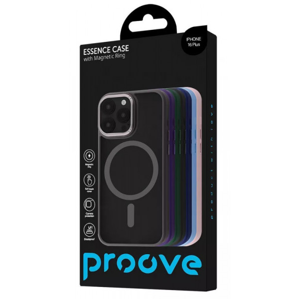 Фото - Чехол для смартфона Proove Essence Case with Magnetic Ring iPhone 16 Plus Deep Purple (PCECIP16PL04)