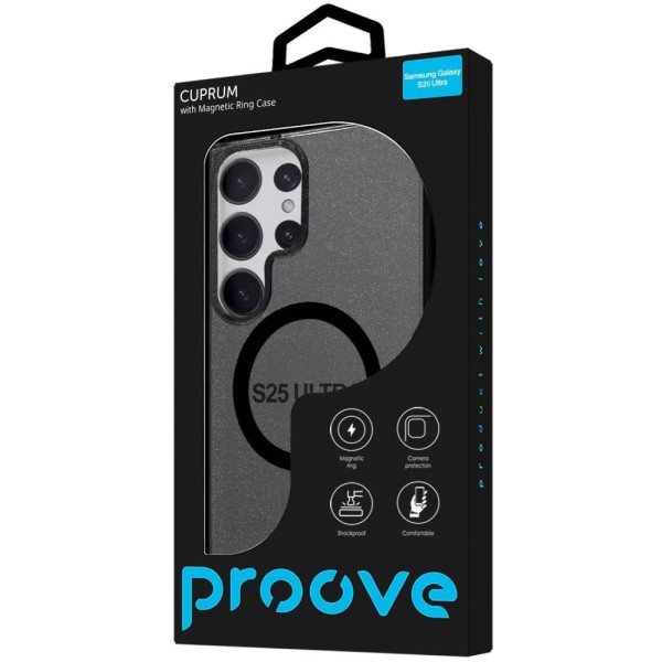 Фото - Чехол для смартфона Proove Cuprum Case with Magnetic Ring Samsung Galaxy S26 Ultra black (PCCCSGSU2614)