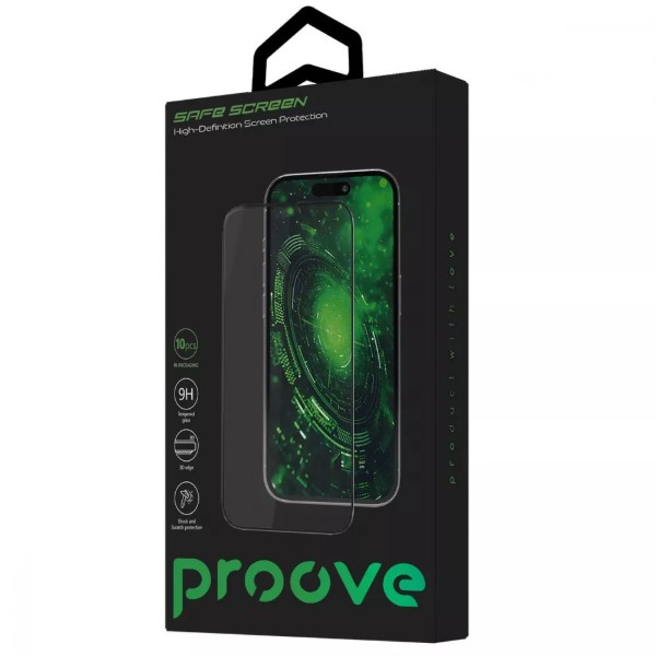 Фото - Захисне скло для смартфону Proove Safe Screen iPhone 12 Pro Max Black (PGPSSI12PM01)