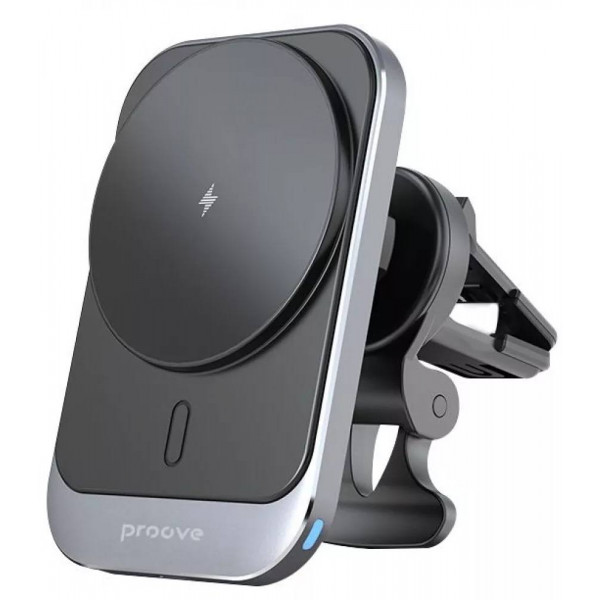 Фото - Автодержатель с беспроводной зарядкой Proove Square Magnetic PRO 15W
