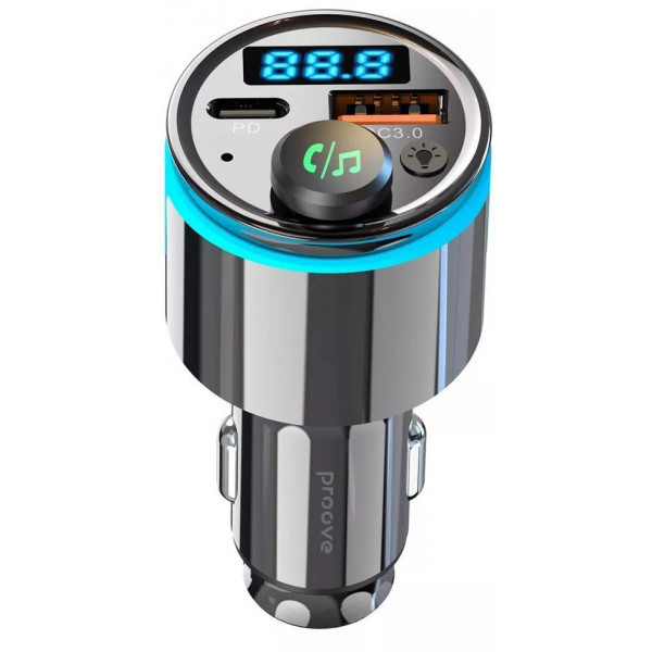 Фото - FM модулятор Proove FM Launcher Nexus 30W (PD+QC3.0) Type-C+USB