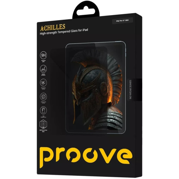Фото - Защитное стекло для планшета Proove Achilles Installation Box for iPad Pro 13 2024 Transparent (PGPAIBIP1300)