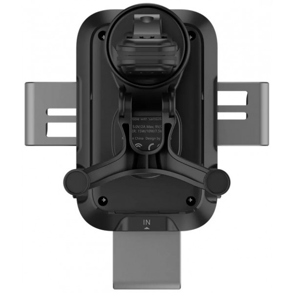 Фото - Автодержатель с беспроводной зарядкой Proove Triple Clamp Pro 15W Metal Gray (479200092)