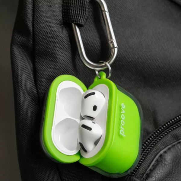 Фото - Чохол для навушників Proove Air Bump Case AirPods 4 green (PCABAR040006)