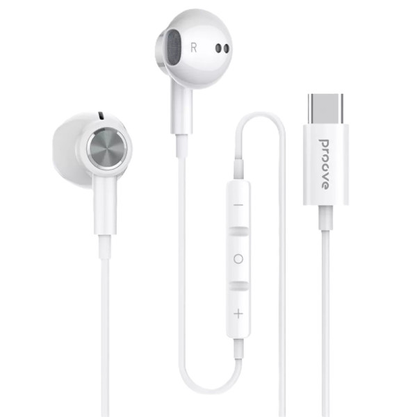 Фото - Навушники вкладиші дротові Proove Echo (Type-C) White (ECWE00000202)