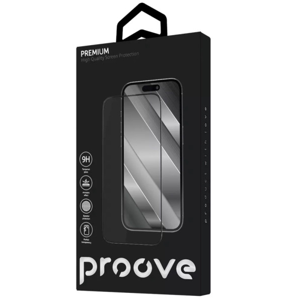 Фото - Захисне скло для смартфону Proove Premium iPhone 15 Pro Max Black (PGPPMI15PM01)